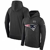 Men's New England Patriots Anthracite Nike Crucial Catch Performance Hoodie,baseball caps,new era cap wholesale,wholesale hats